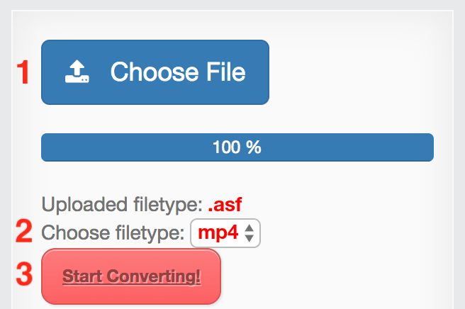 How to convert ASF files online to MP4